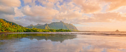 Fine art photograph of jagged mountains in Oahu Hawaii. 