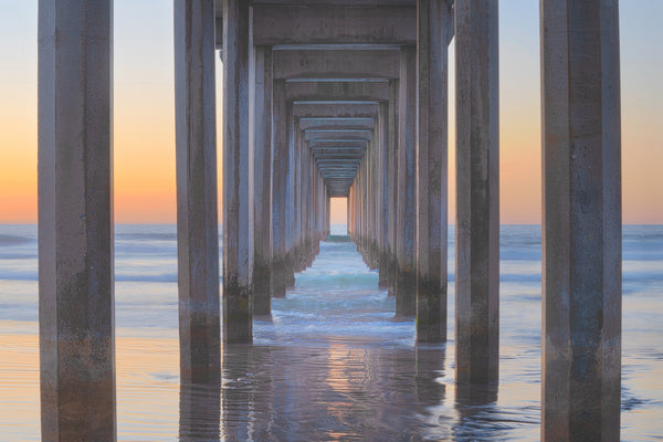 La Jolla California Pier Sunset fine art photography