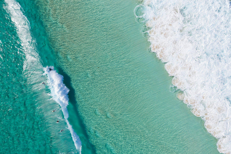 An arial of a beach in western Australia 