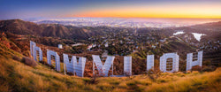 Fine art photography of the Hollywood sign and Los Angeles skyline by Lijah Hanley