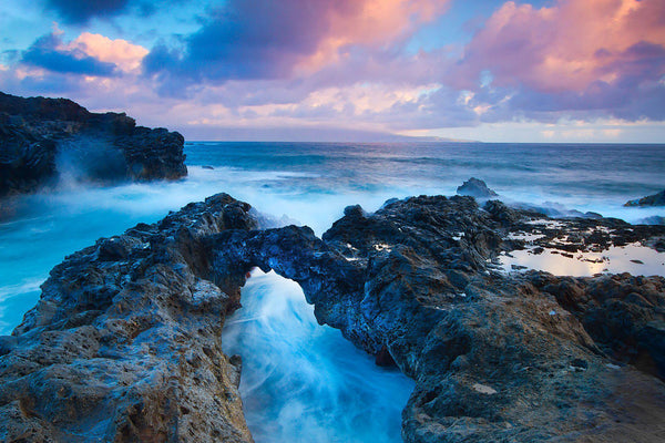 Hawaiian landscape photography by Lijah Hanley. Sunrise over the ocean in Maui Hawaii