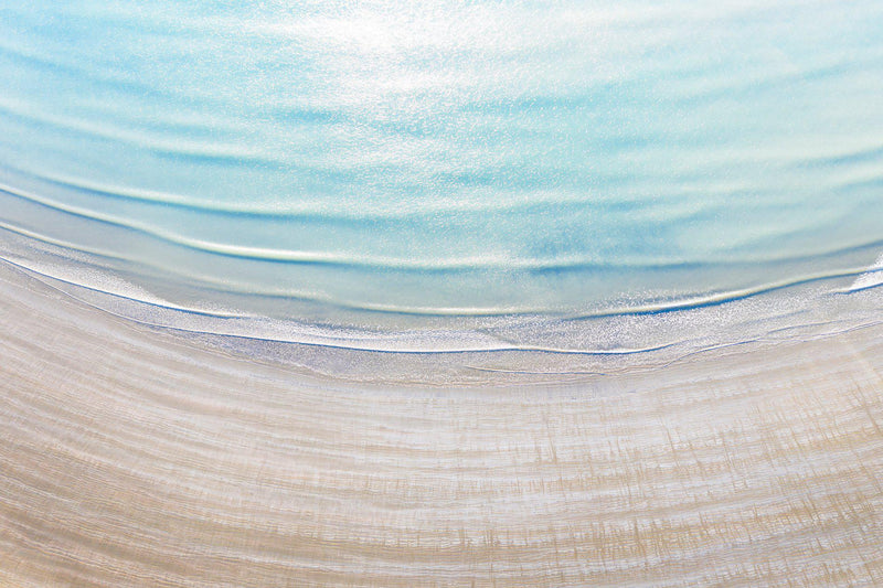 An arial of a beach in Queensland Australia 