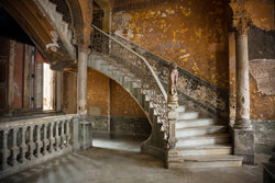 An old staircase in Havana Cuba 