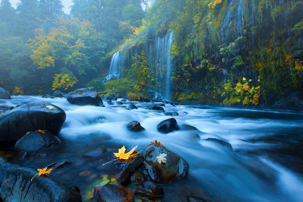 Mossbrae Falls in California