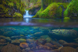 Punchbowl Falls in Oregon 