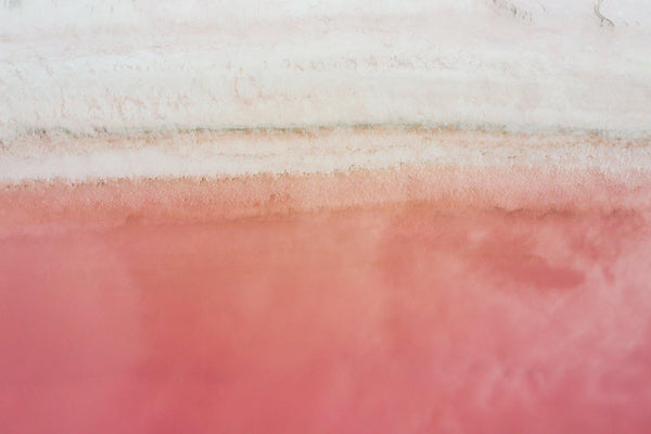 A bright pink salt lake in western australia. By Lijah Hanley. 