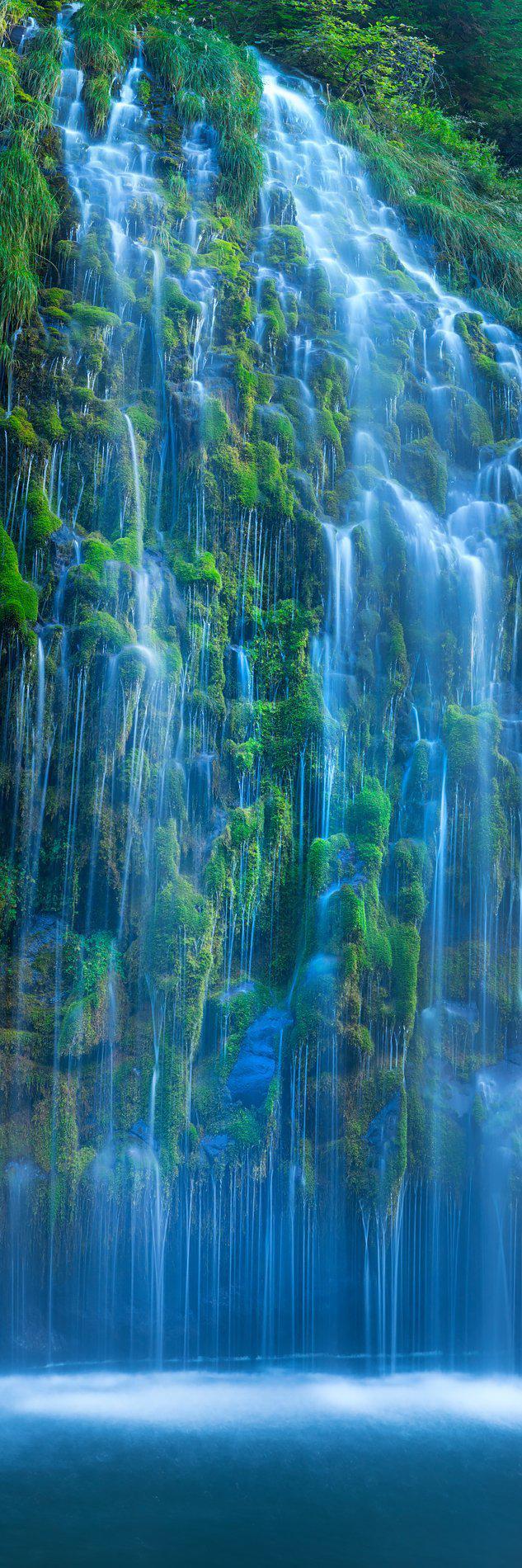 Mossbrae falls in dunsmuir, california. By Lijah Hanley. 