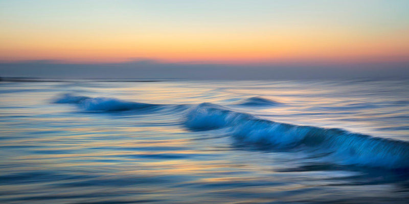 Waves in south Carolina at sunrise by Lijah Hanley. 