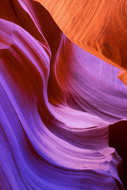 Colors in Antelope Canyon in Arizona
